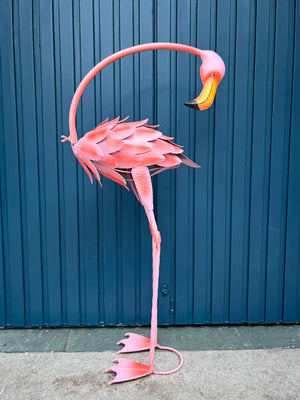 Garden Metal Pink Flamingo - 86cm