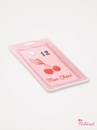 Cherry Postage Stamp Design Trinket Dish