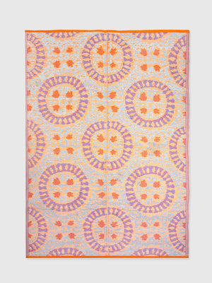Boho Pink Outdoor Rug