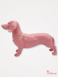 Dachshund Dog Statue - Pink