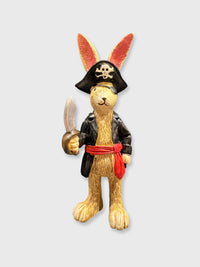 Pirate Bunny Rabbit Figure
