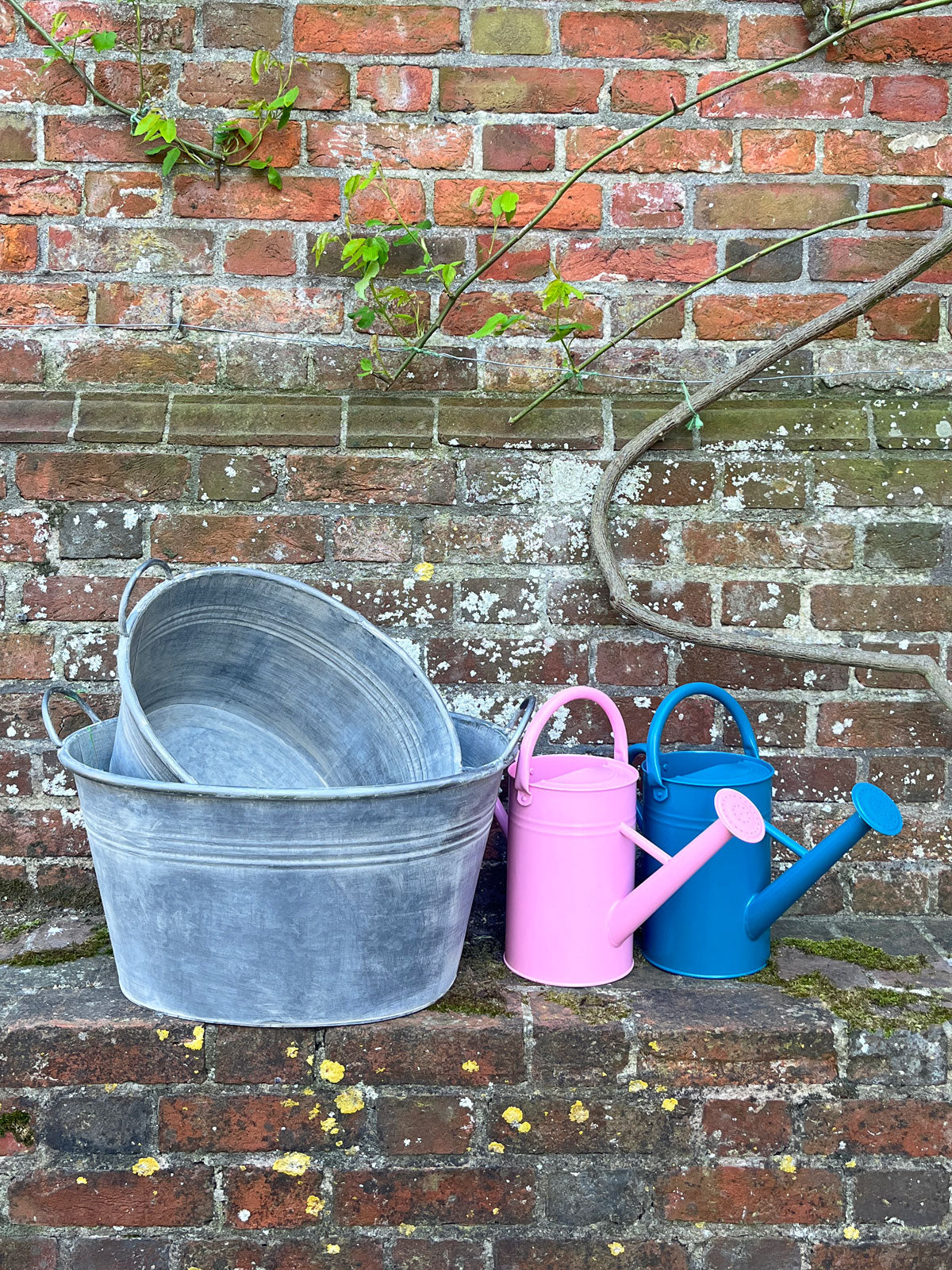 Medium Metal Oval Planter - 47cm