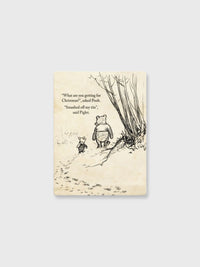 Pooh and Piglet Christmas - Magnet
