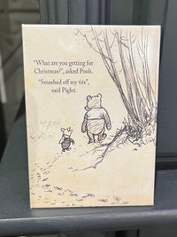 Pooh and Piglet Christmas - Magnet