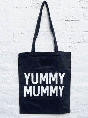 Yummy Mummy - Tote Bag - Black