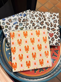Colourful Leopard Print Paper Napkin Serviettes