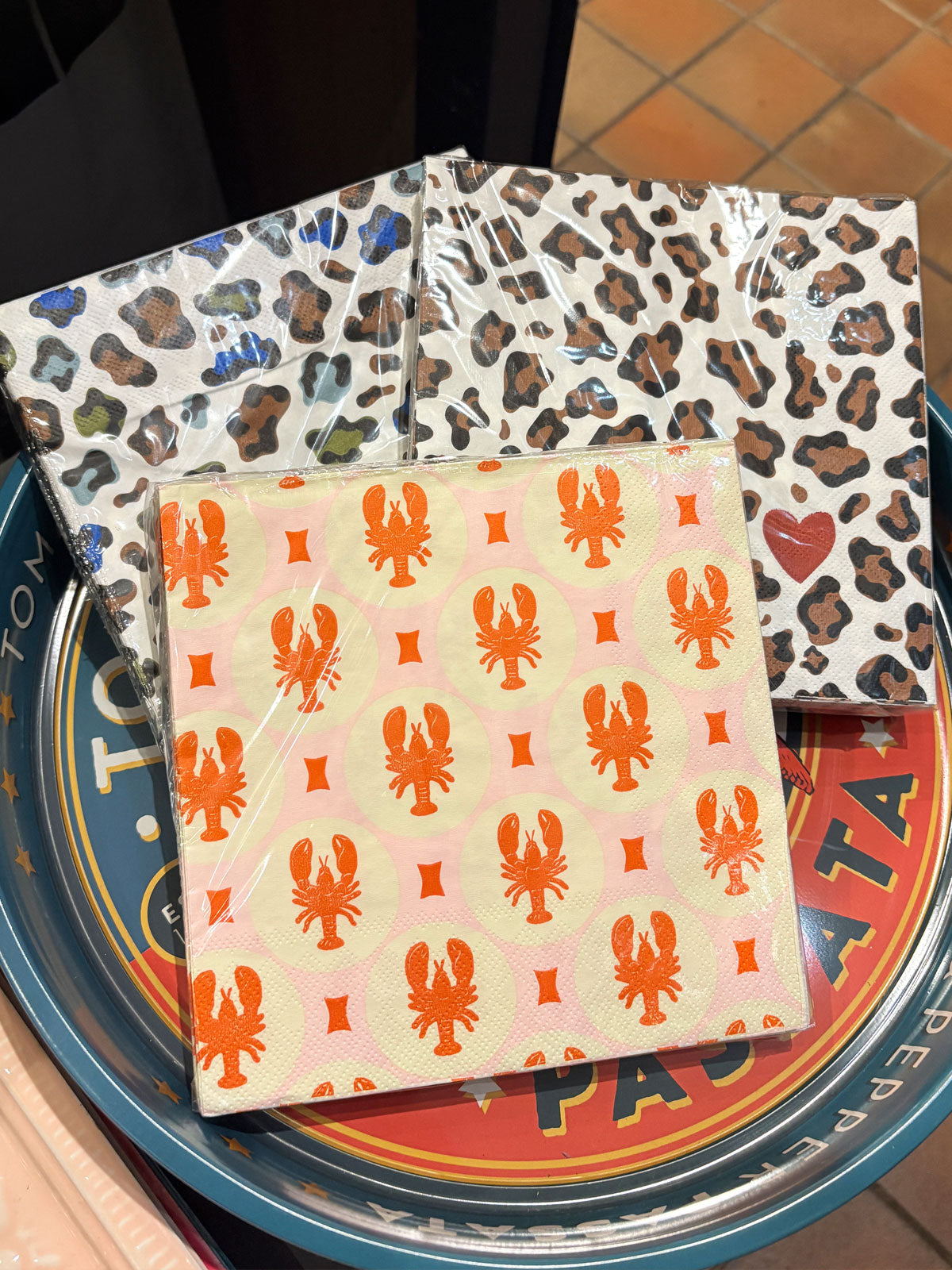 Colourful Leopard Print Paper Napkin Serviettes