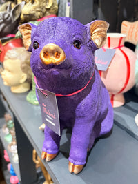 Purple Pig Piggy Money bank