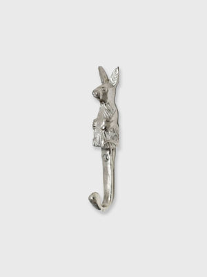 Rabbit Coat Hook - Silver