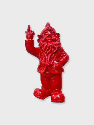 Naughty Finger Gnome 20cm - Red