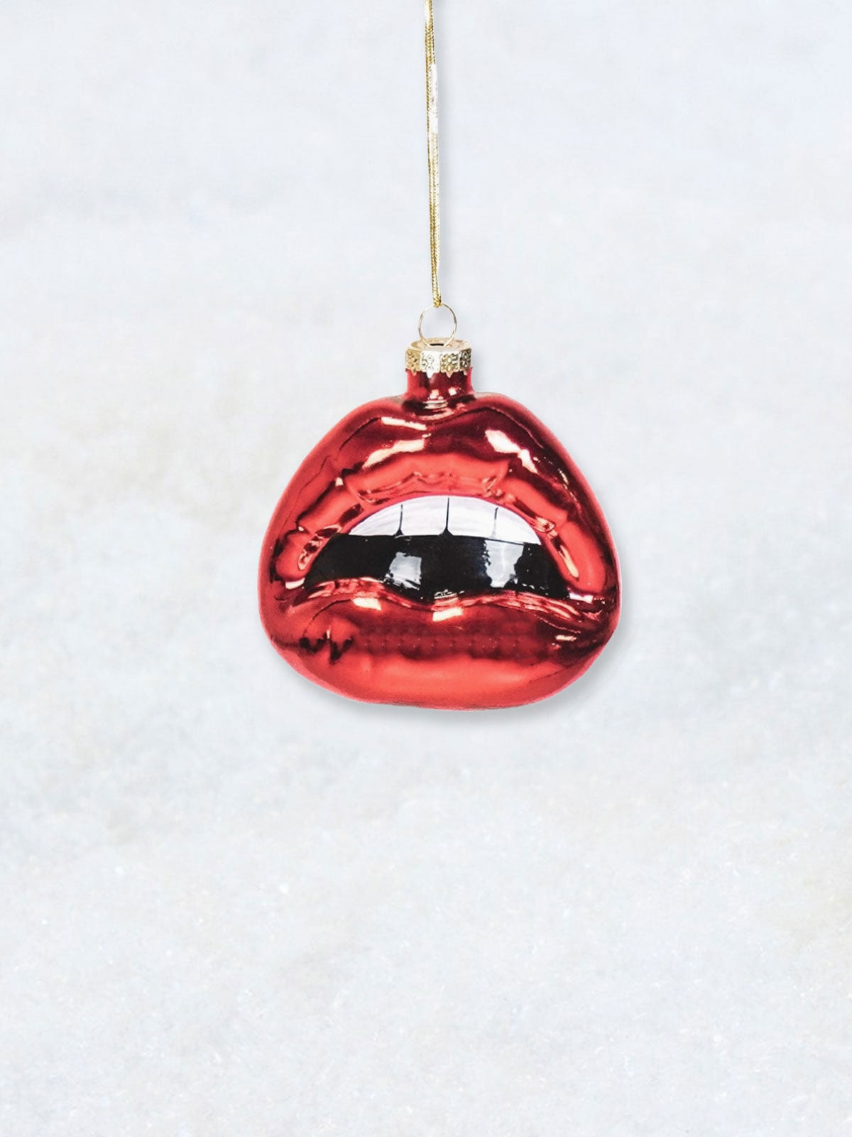 Christmas Decoration - Red Mouth Lips