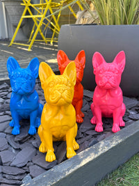 French Bulldog Statue 20cm - Pink