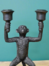 Monkey Candlestick Holder