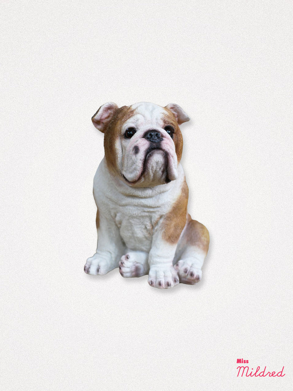 Bulldog Figure - Sitting Pup