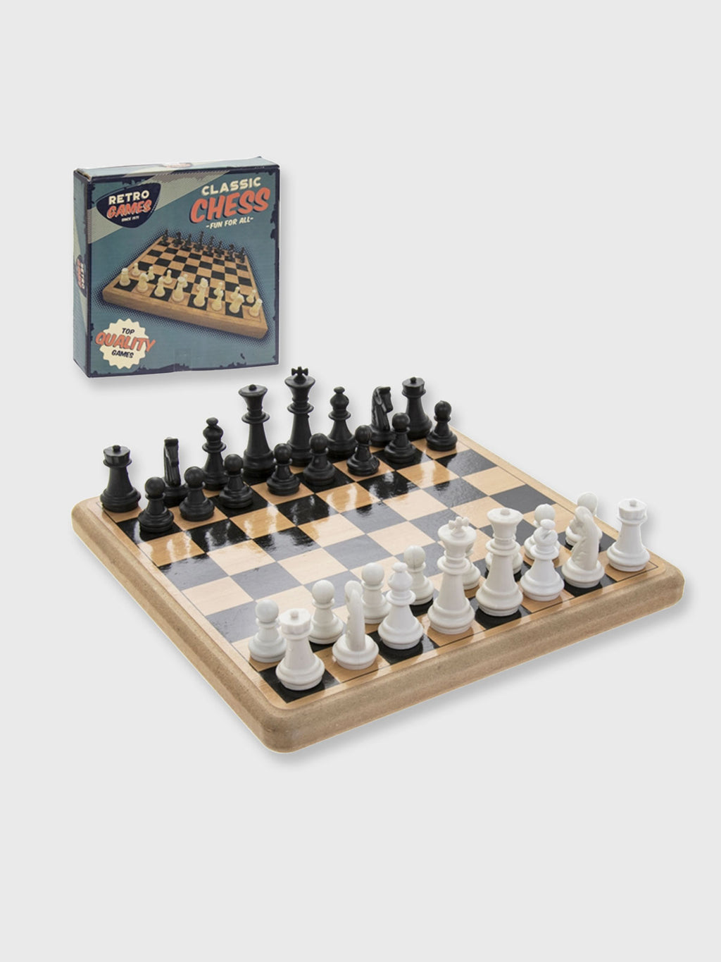 Retro Wooden Board Games - Chess
