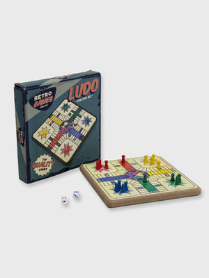 Retro Wooden Board Games - Ludo