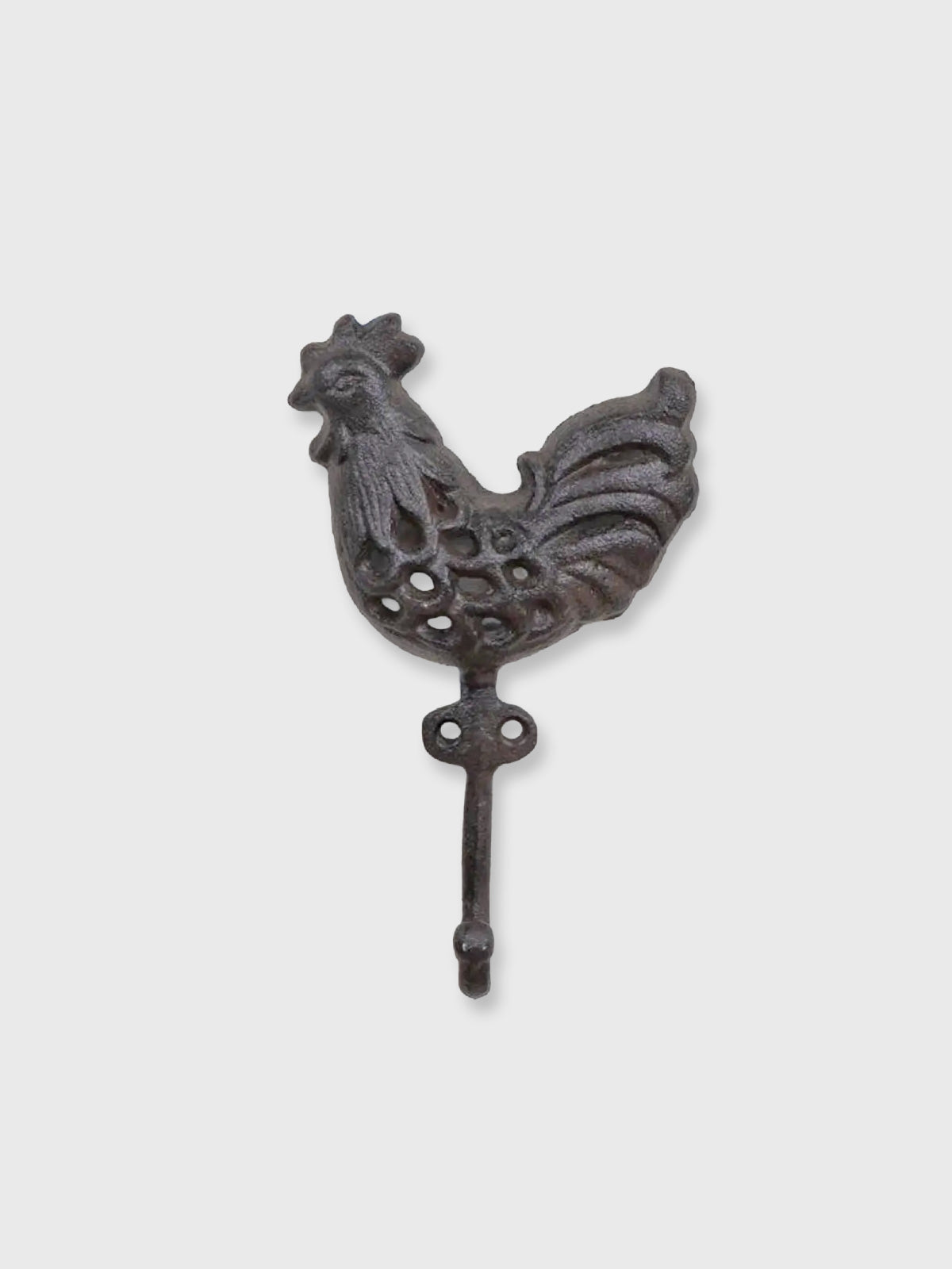 Cockeral Shaped Cast Iron Door Hook