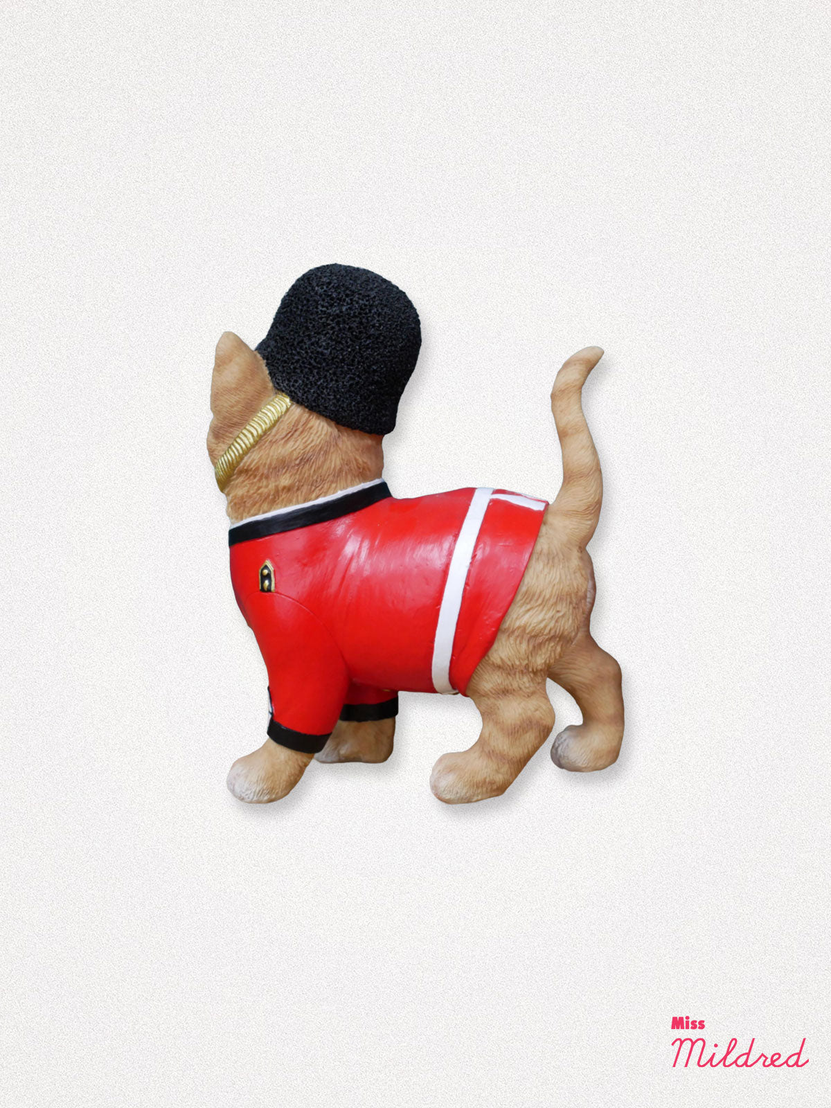 London Royal Guard Cat Statue - Ginger Tabby