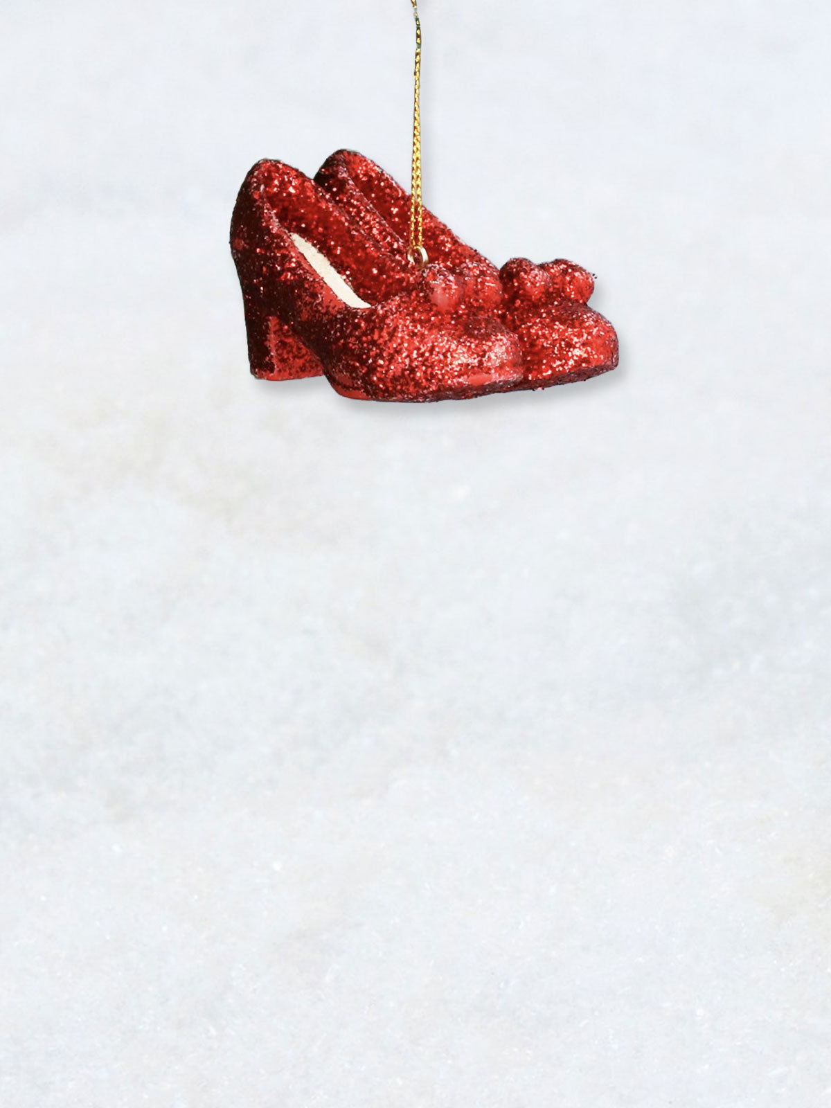Christmas Decoration - Red Glitter Ruby Slippers