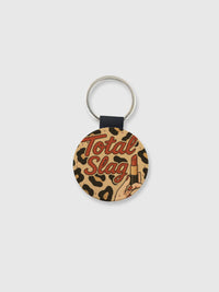 Key Ring - Total Slag Leopard Print