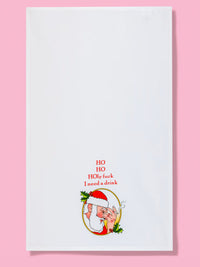 Funny Tea Towels - Stressed Santa