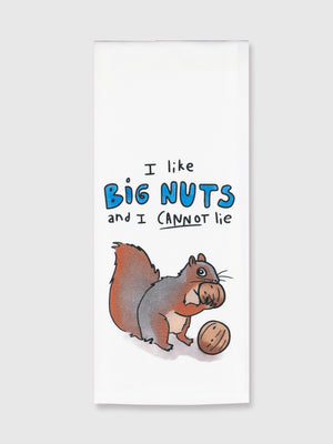 Funny Tea Towels - I Like Big Nuts