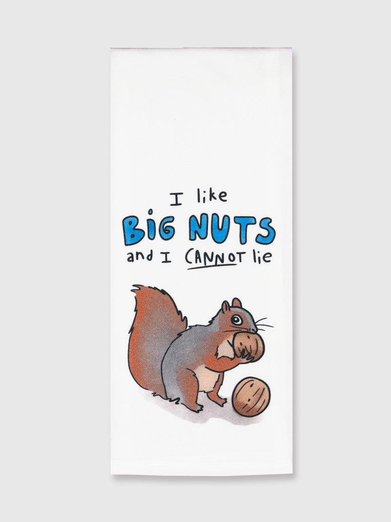 Funny Tea Towels - I Like Big Nuts