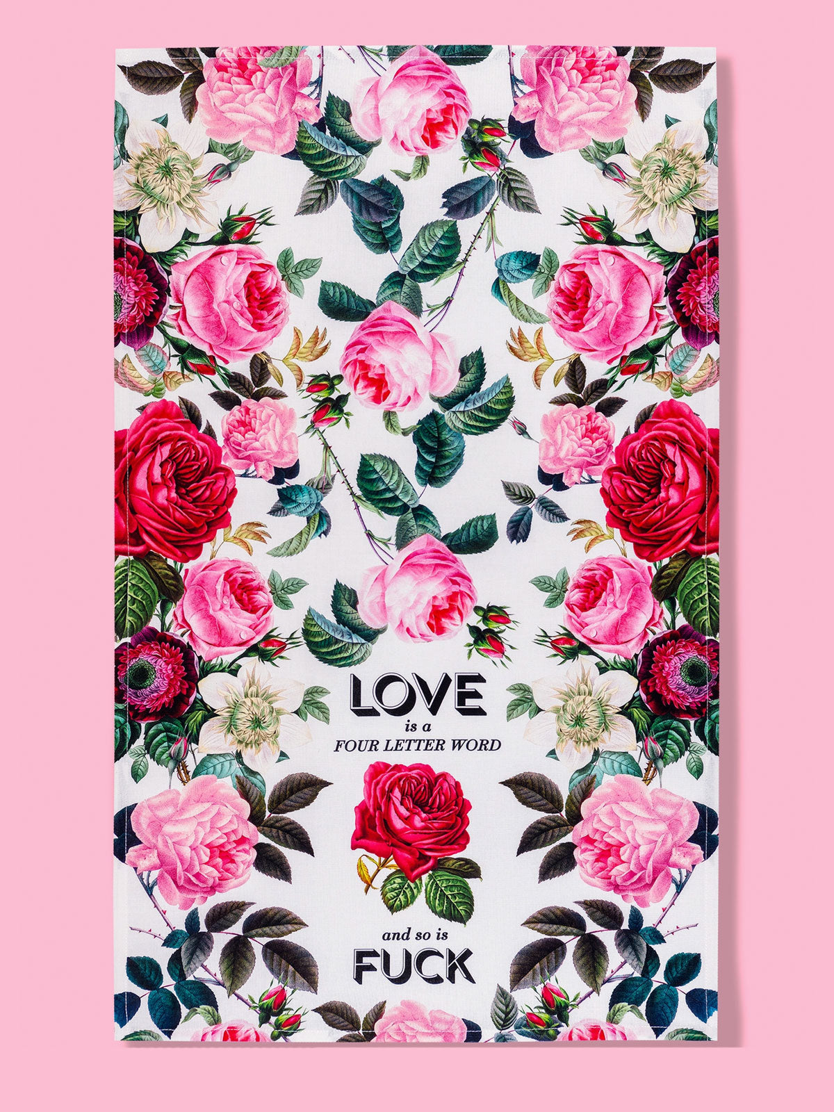 Funny Tea Towels - Love Is A Four Letter Word