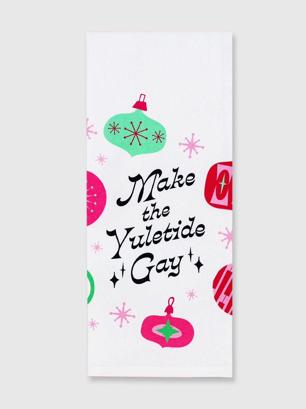 Funny Tea Towels - Make The Yuletide Gay