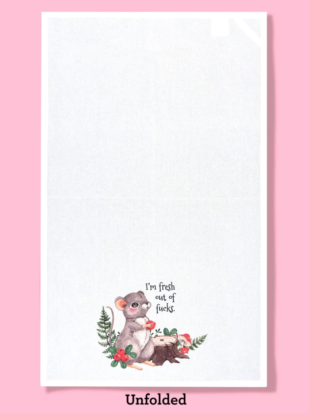 Funny Tea Towels - Fresh out of fucks