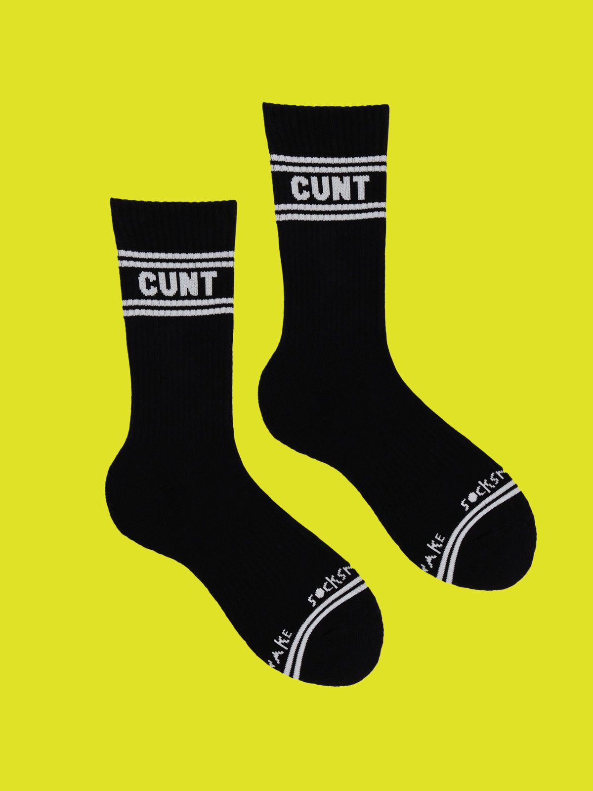 Sweary Socks - Cunt - Black