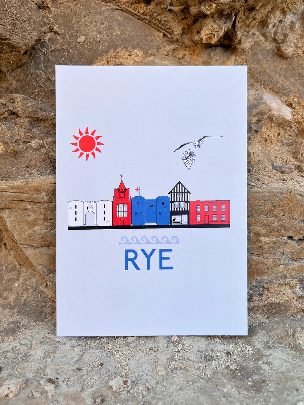 Rye, East Sussex - Postcard
