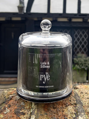 Glass Dome Candle - Scent of Rye