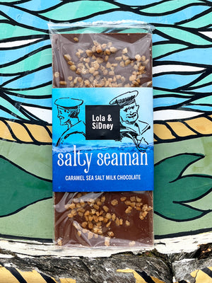 Salty Seaman - Caramel Sea Salt Chocolate Bar 100g