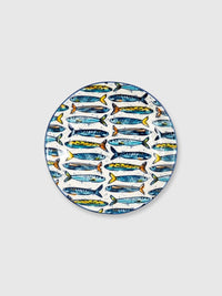Sardine Fish Print Desert Plate