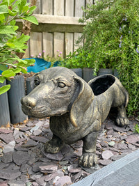 Dachshund Sausage Dog Shaped Planter - 51cm