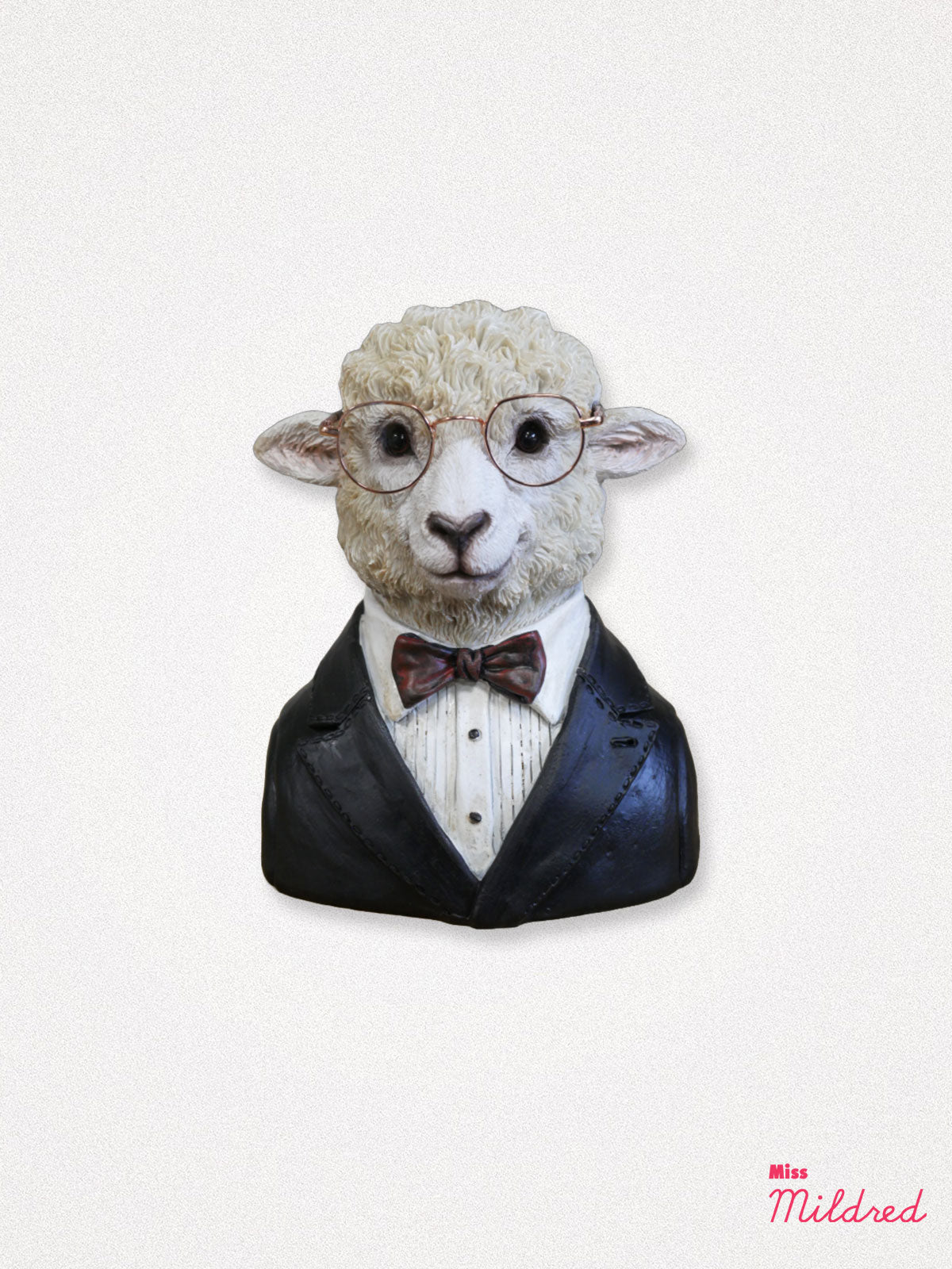 Sheep Bust Statue - 18cm