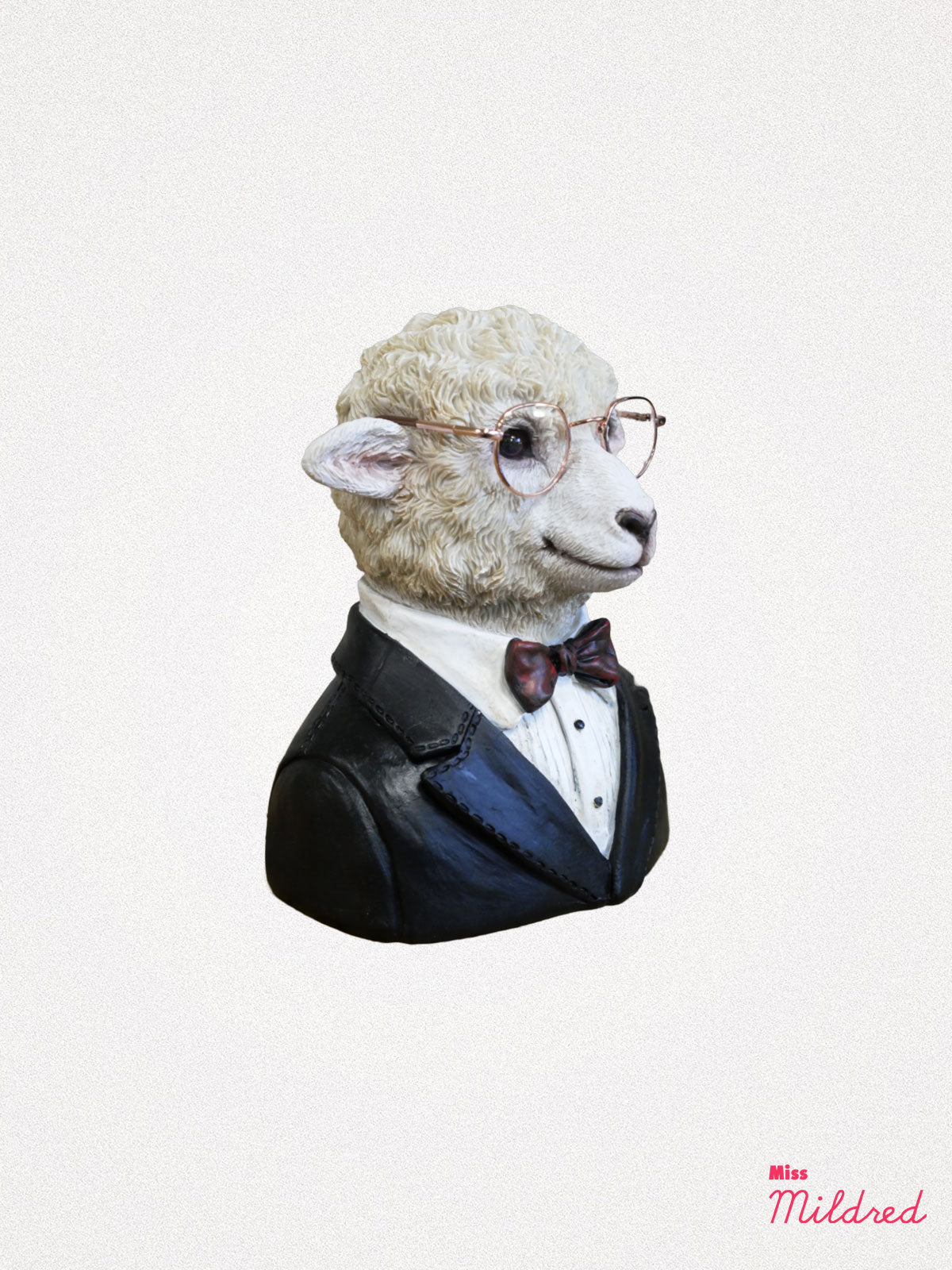 Sheep Bust Statue - 18cm