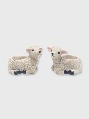 Ceramic Sheep Egg Cups