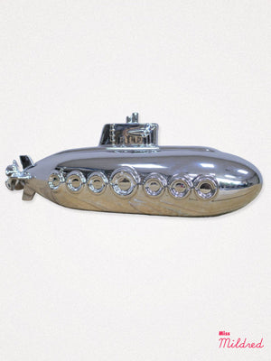 Submarine Moneybox - Silver