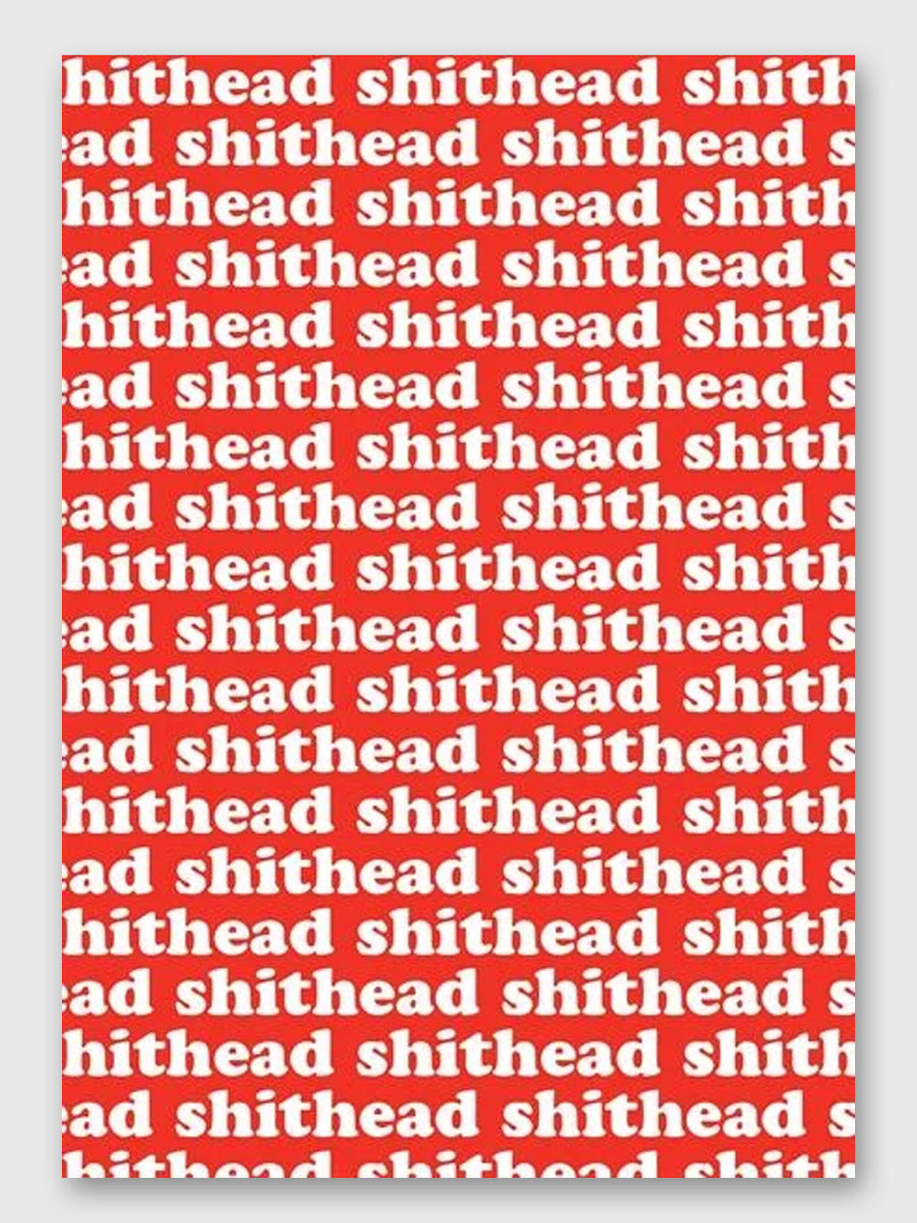 Rude Wrapping Paper - Shithead