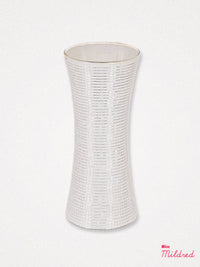 Disco Glitter Vase - Silver