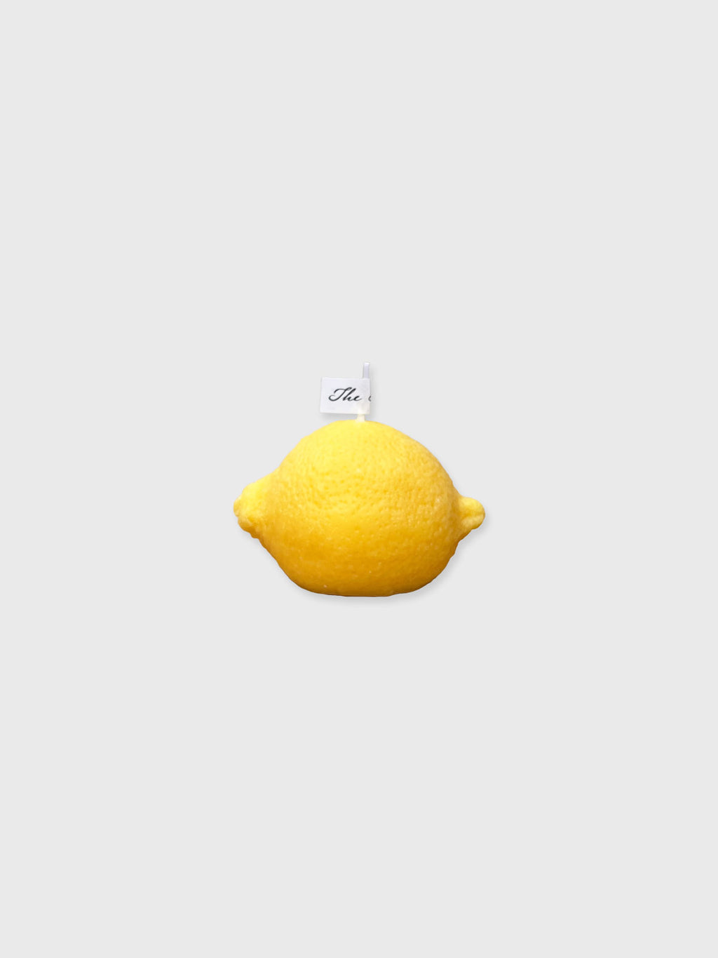 Small Lemon Shaped Candle