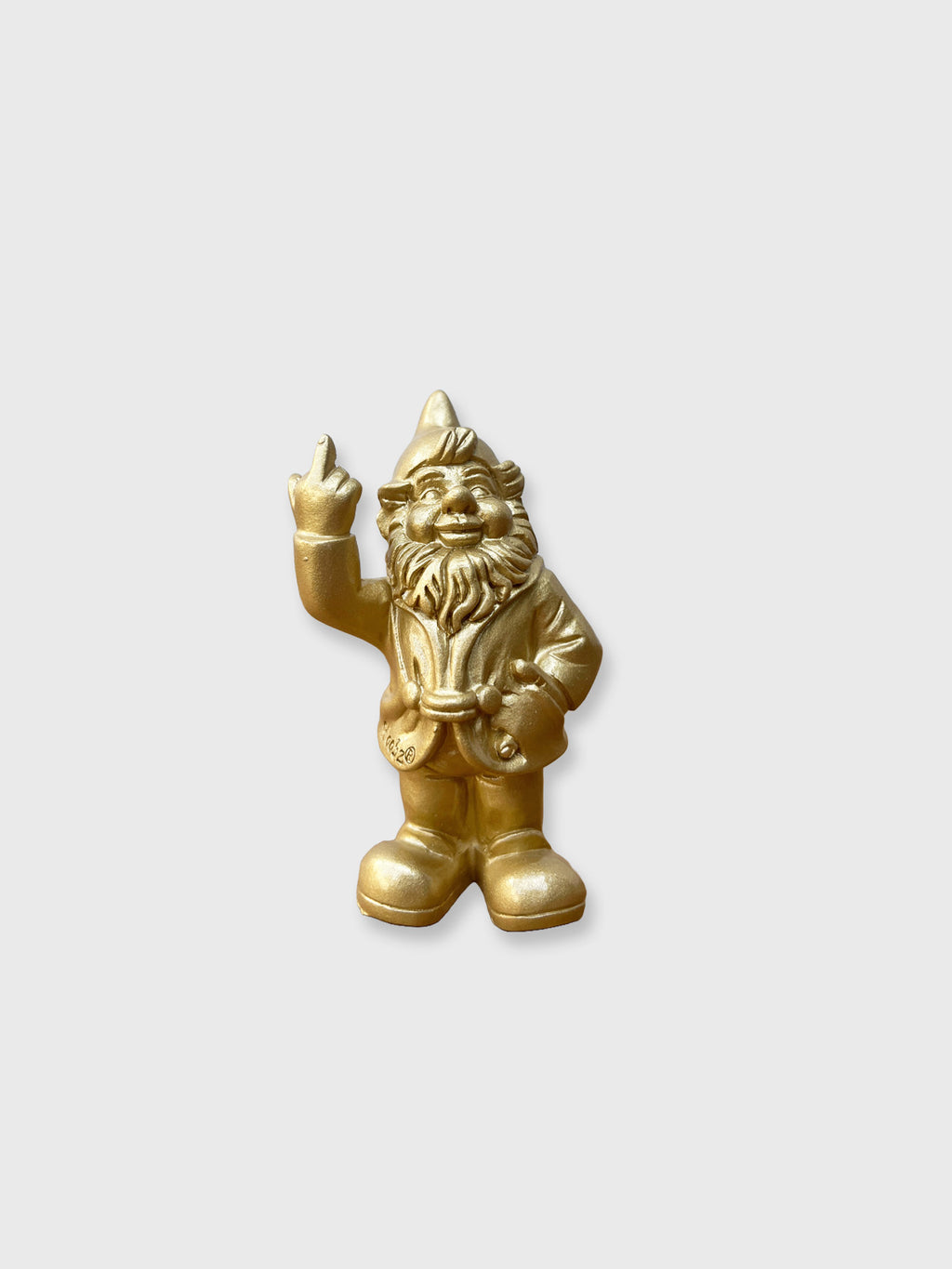 Naughty Finger Gnome 10cm - Gold