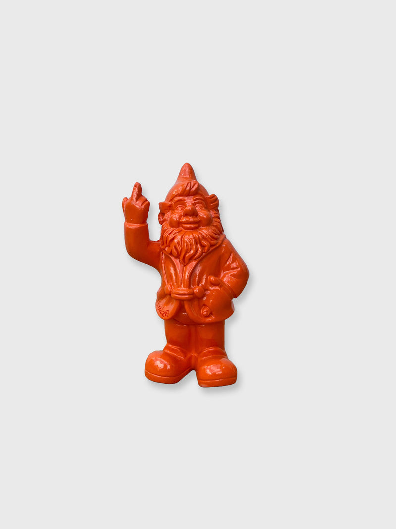 Naughty Finger Gnome 10cm - Orange