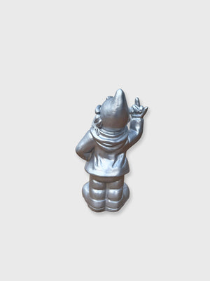 Naughty Finger Gnome 10cm - Silver