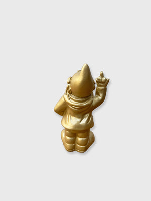 Naughty Finger Gnome 10cm - Gold