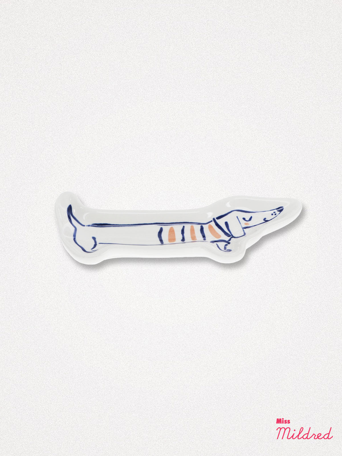 Ceramic Sausage Dog Design Trinket Dish