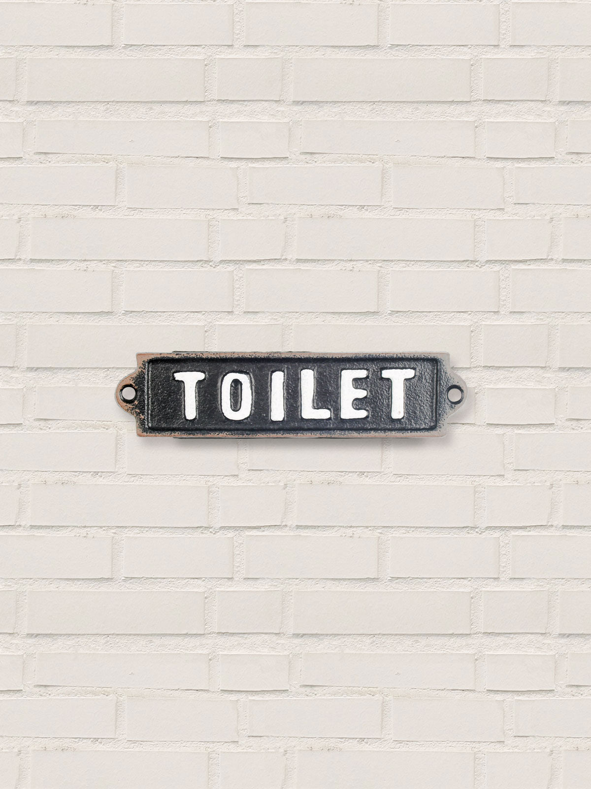Toilet - Cast Iron Door Sign