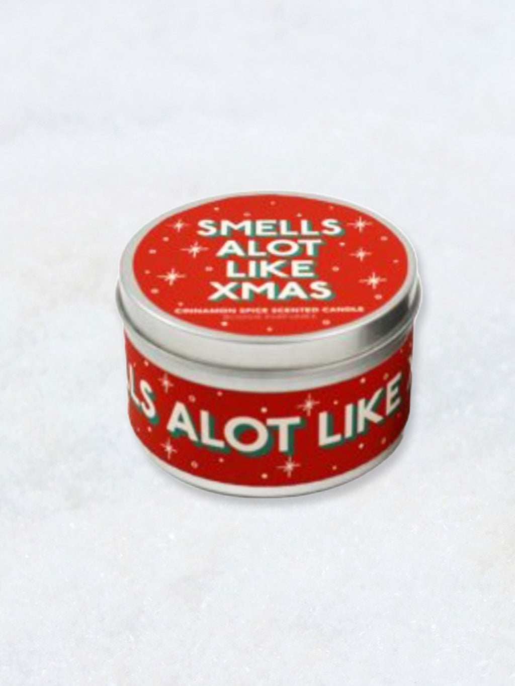 Smells Like Xmas Cinnamon Spice Scented Tin Candle